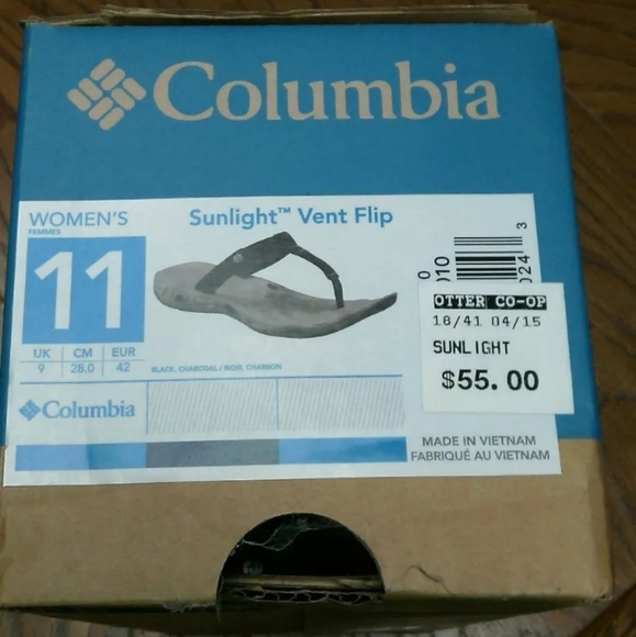 Columbia Sandals Charcoal and Black - Picture 4 of 5